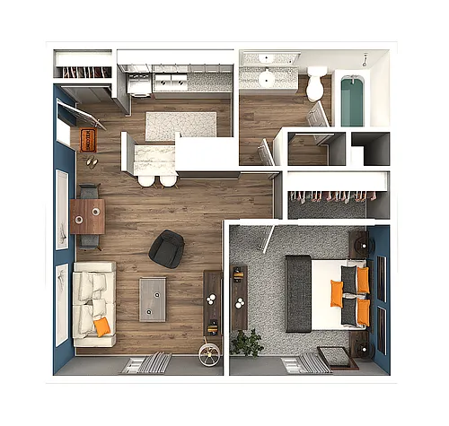 Floor plan Driver