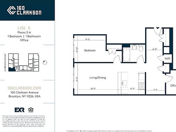 2nd image of 160 Clarkson Ave APT 3A
