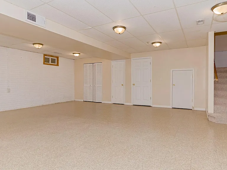 Large basement family or play room.