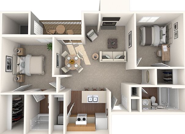 Two Bed Two Bath Two Bed Two Bath