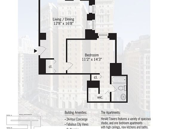 2nd image of 50 W 34th St APT 8C10