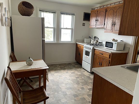 Sunny kitchen with south facing windows.