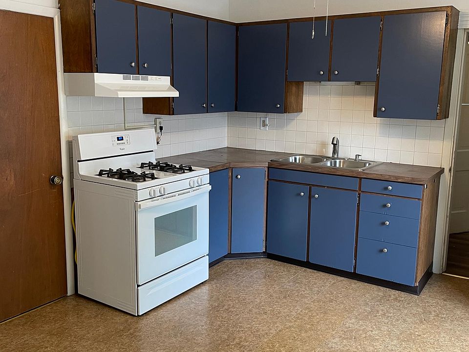 Kitchen with large walk in pantry