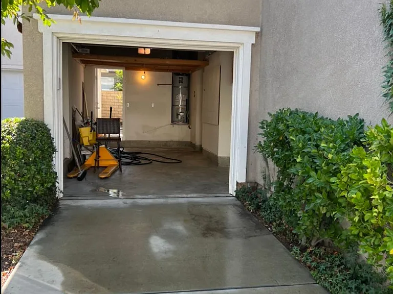 East Garage, with custom built shelve