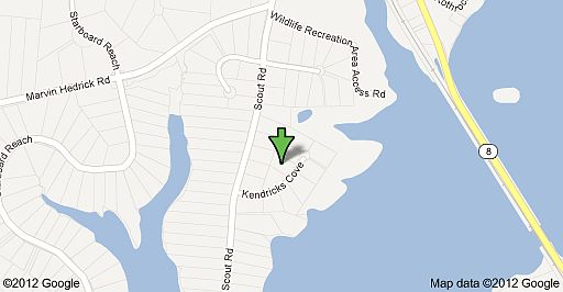 cul-de-sac with water view