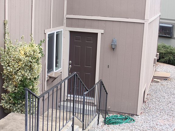 Stairs to front door entry