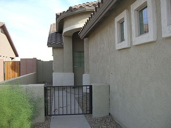 Private Courtyard Entry with Gate