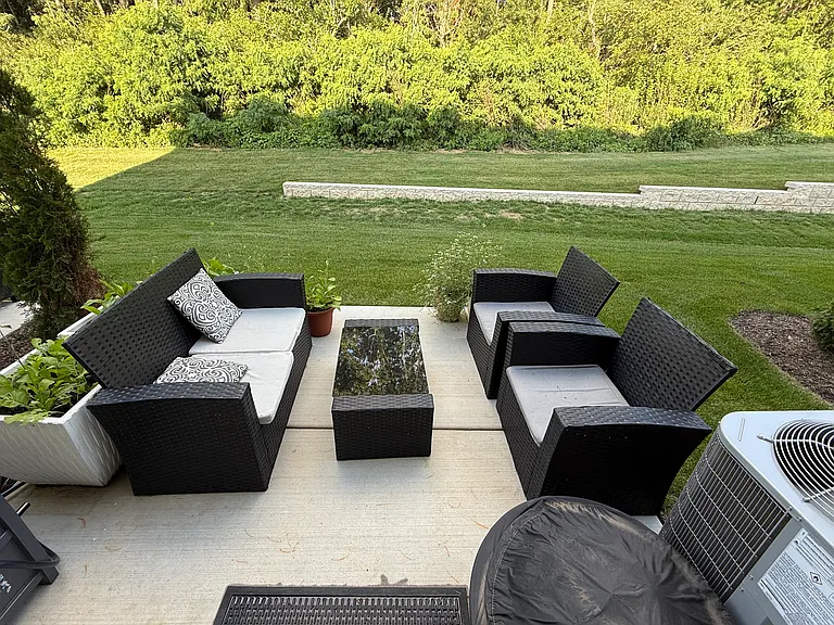 Patio view from Kitchen/Dining