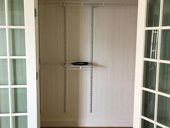 large closet in bedroom