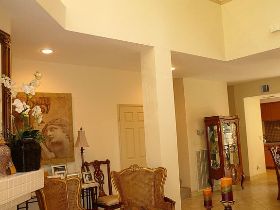 Dramatic high ceilings and open floor plan