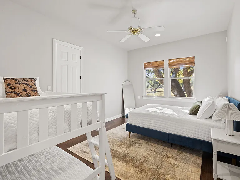 Downstairs Bedroom - Queen and Twin Bunk