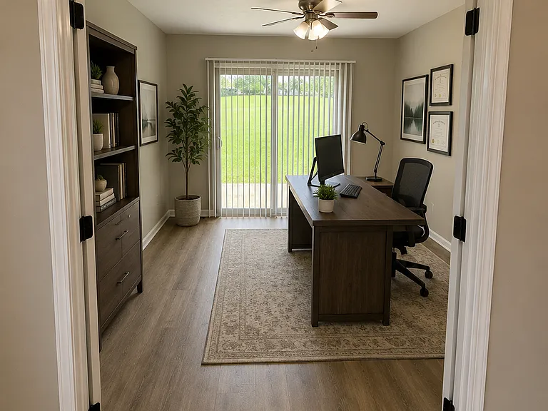 Study with French Doors