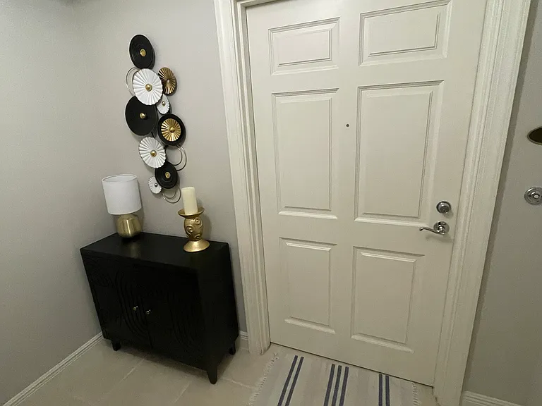 Enter through your private entry way