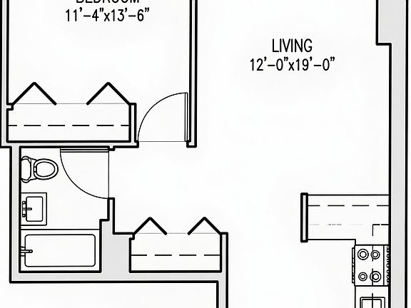 2nd image of 350 W 42nd St APT 22D