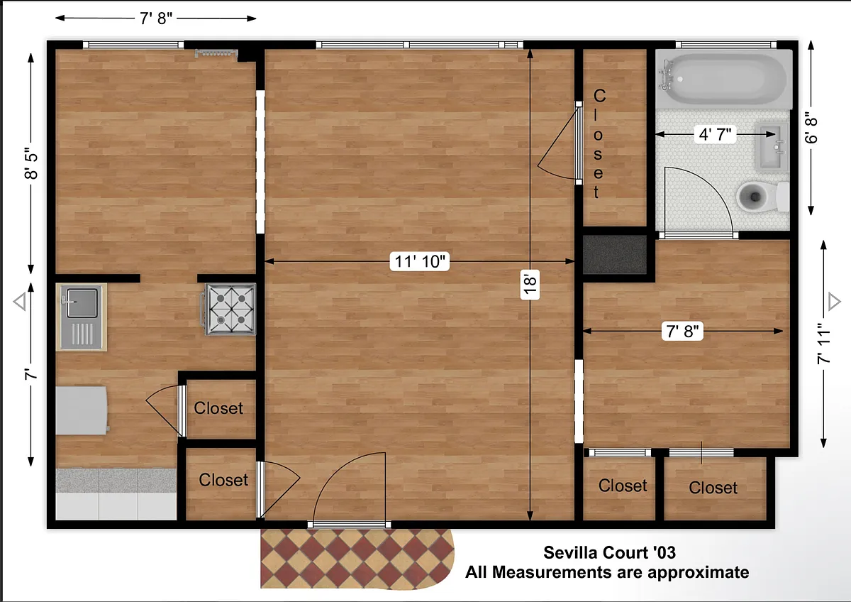 Floor plan Miami 3s