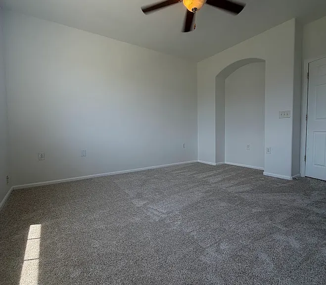 Massive master bedroom that will easily fit your king bed