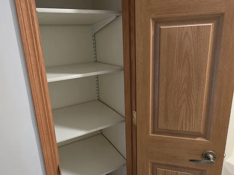 closet of full bath on main floor