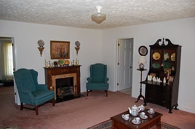 Formal Living Room and Fireplace