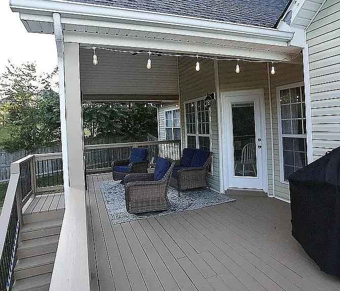 Oversized deck