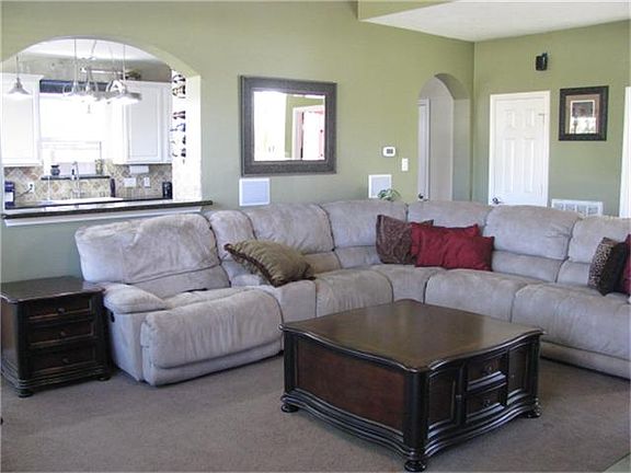KITCHEN OPENS TO FAMILY ROOM