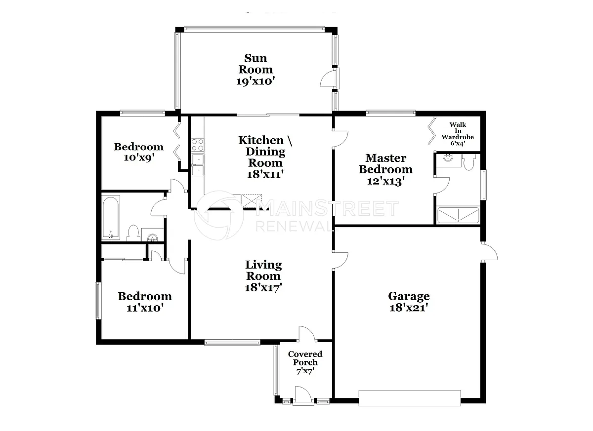 Floor Plan - 1762 S Chamberlain Blvd