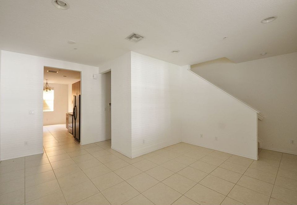 Living Room with Kitchen view