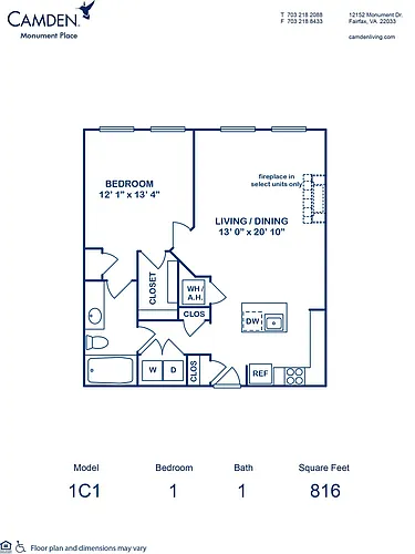 Floor plan 1C1