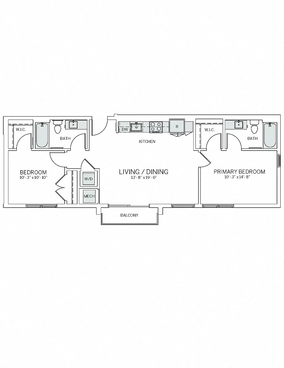 Floor plan B02W