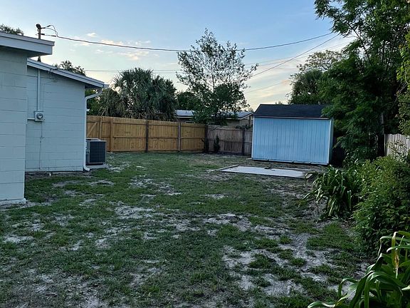 Large walk in storage shed.