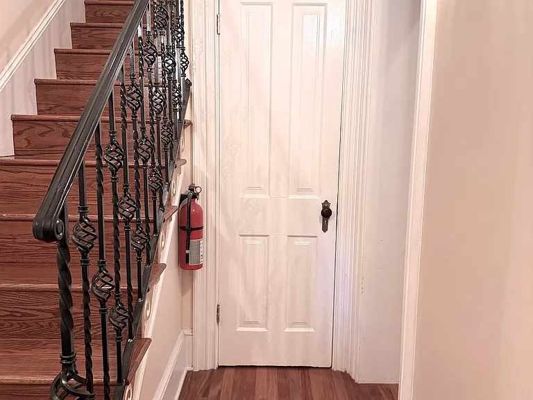 Stairs with storage closet