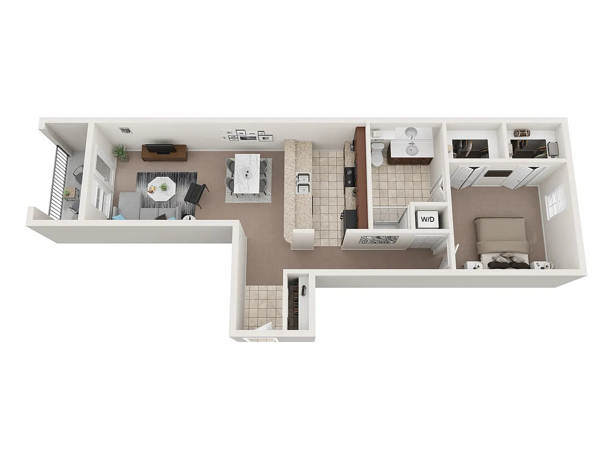 Floor plan A3 1X1