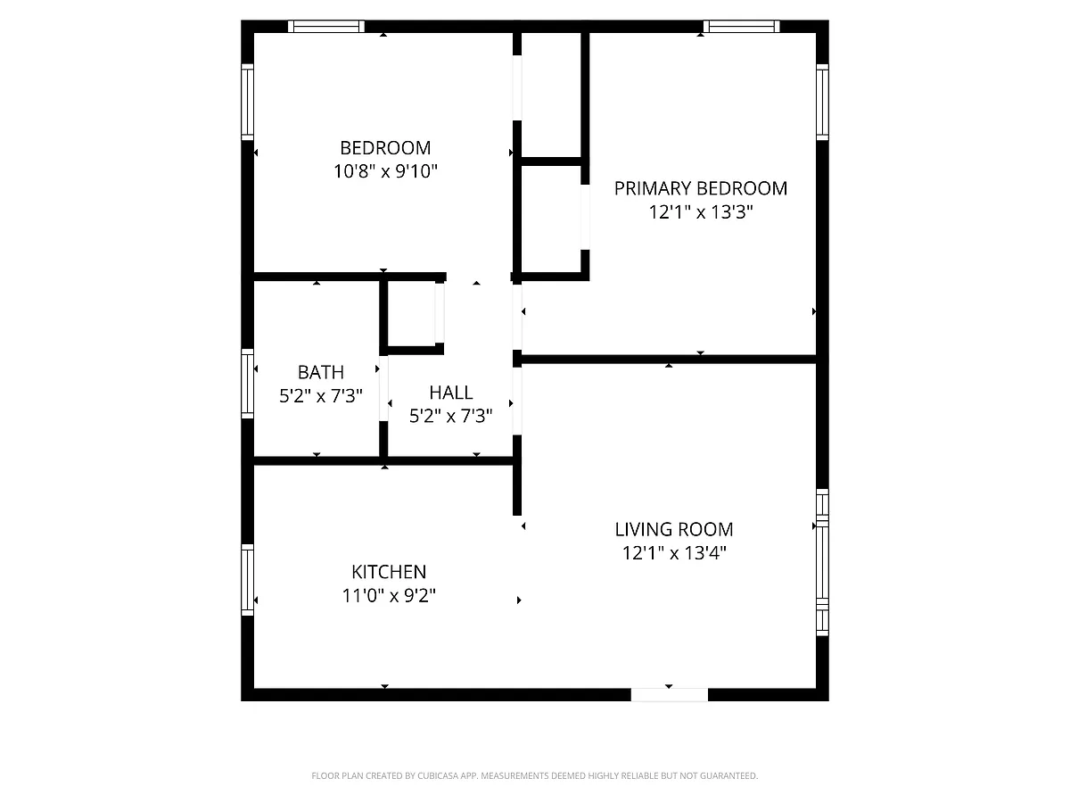 Floor plan Two Bedroom
