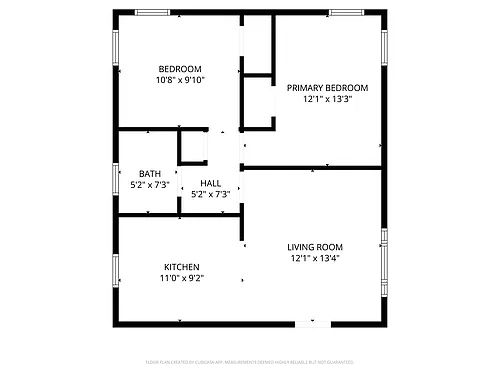 Floor plan Two Bedroom