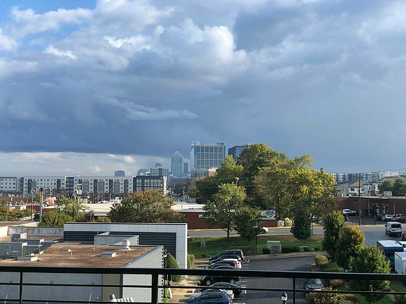 Rooftop Lawn View of City