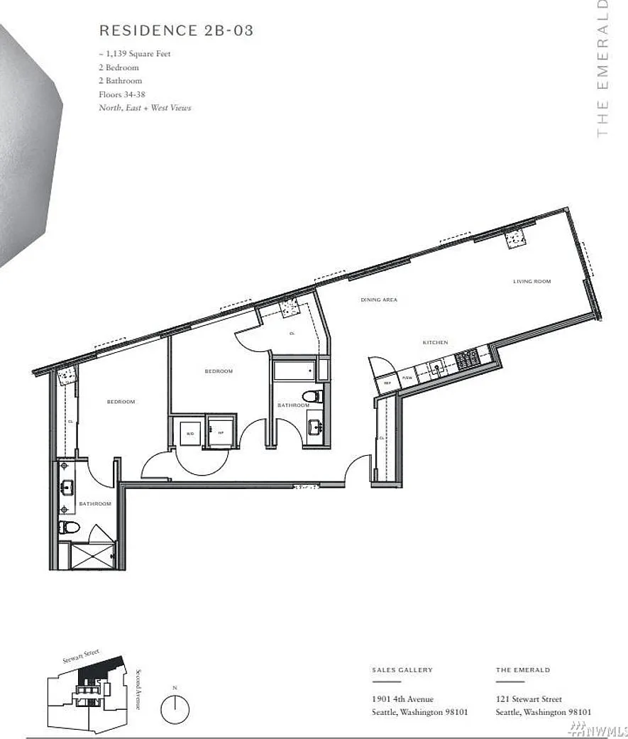 2Bd/2Ba Seattle Condo — Photo 2