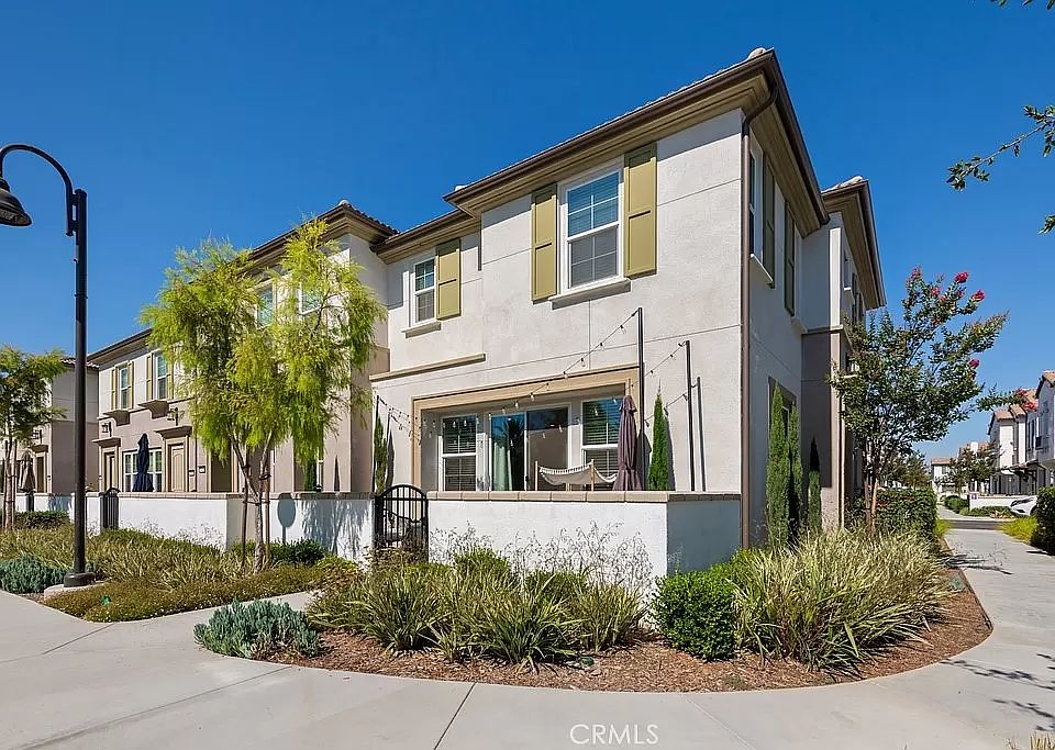 Exterior of townhouse (end unit)