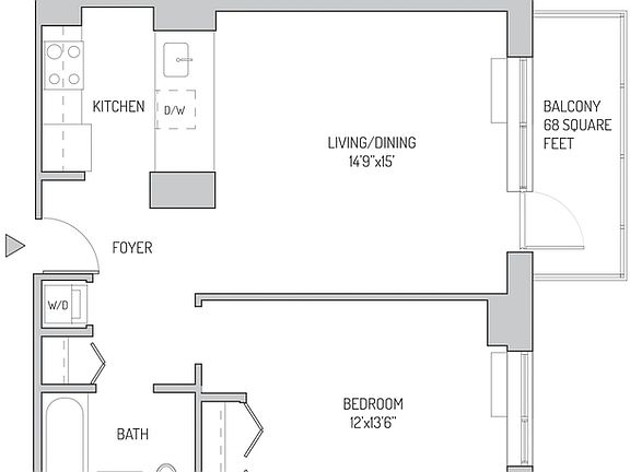 2nd image of 81 Fleet Pl APT 12L