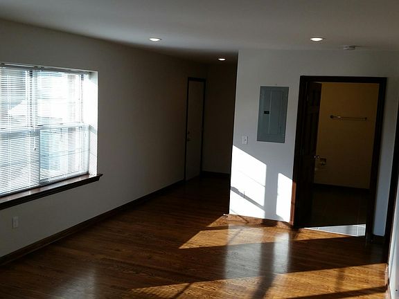 Beautiful view of landscaped patio and front lawn