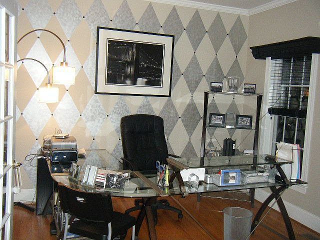Office w/ Faux Painting
