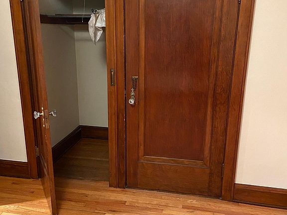 Living room closet and front entrance.