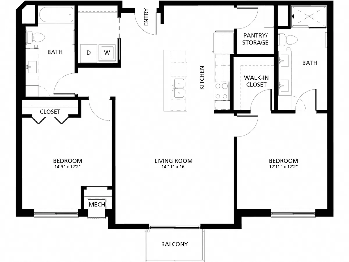 Floor plan Floor Plan - M