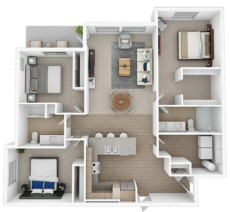 Floor plan San Juan + Garage