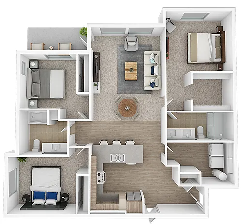 Floor plan San Juan + Garage