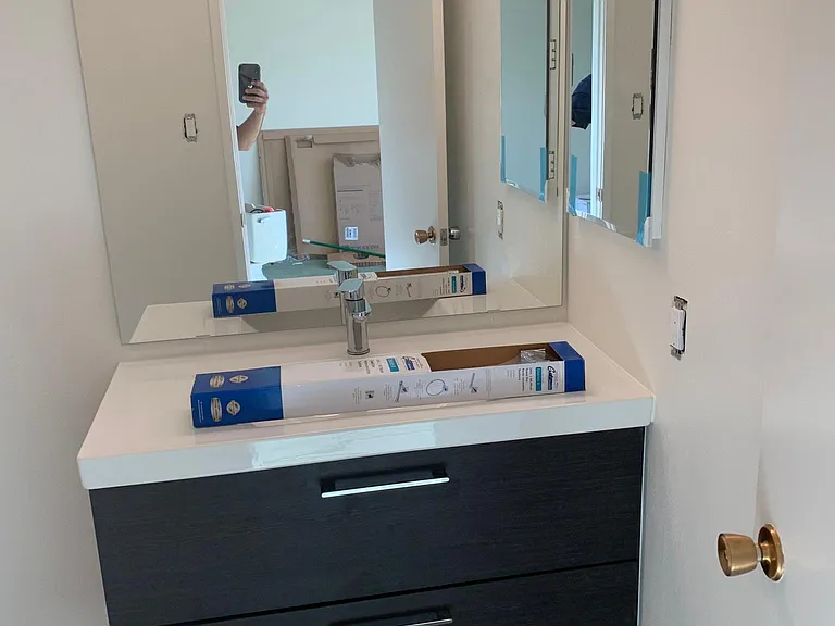 Master bathroom sink