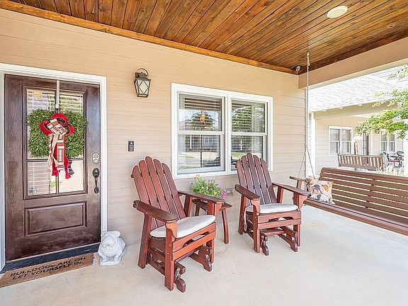 Front Porch faces East