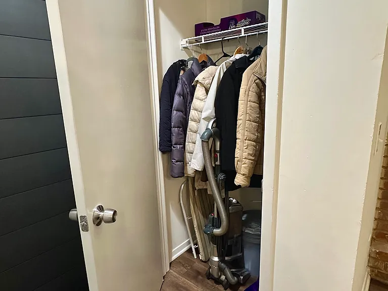 coat closet by front door