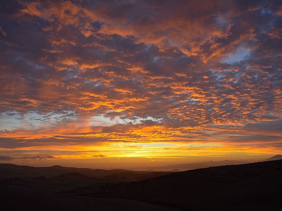 Spectacular views are yours.