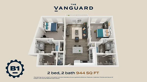 Floor plan B1