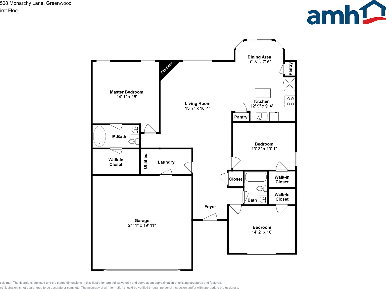 3 bed, 2.0 bath, 1461 sqft, $1,895 — Photo 2