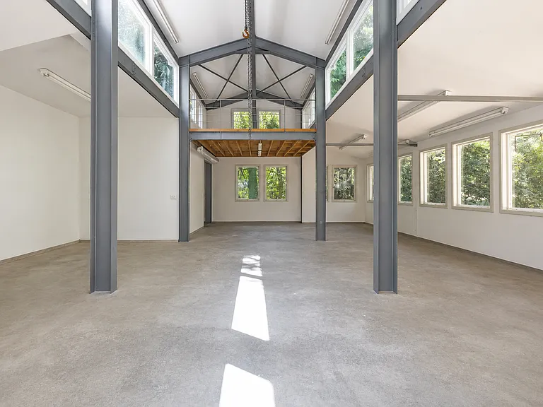 Inside of shop, Loft area